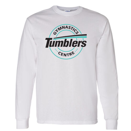 Gildan Unisex Tumblers Crest Printed Long Sleeve Thumbnail