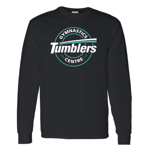 Gildan Unisex Tumblers Crest Printed Long Sleeve Thumbnail